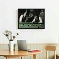thumbnail image 2 of Nawypu  Pool Posters Snooker Player Prepares to Play A Shot As His Partner Looks On Vintage Black And White Canvas Painting Wall Art Poster for Bedroom Living Room Decor Frame-style, 2 of 4
