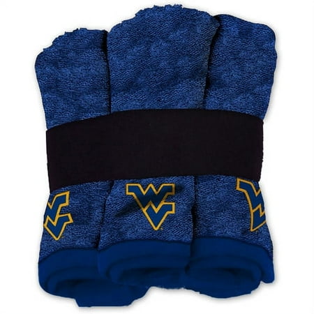 NCAA West Virginia Mountaineers Wash Cloth Set, 6-Pack