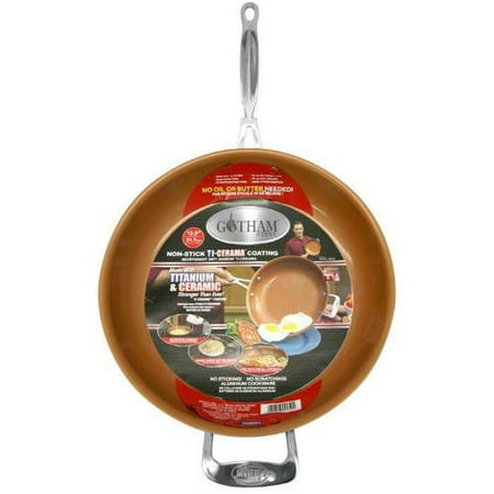 Gotham Steel Titanium & Ceramic Dishwasher Safe Non-Stick 12.5" Frying Pan, 1 Each