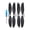 silver, variant on 8PCS Drone Propeller Blades Compatible for MAVIC MINI, 4726F Low Noise Drone Replacement Blades Propeller Props Quick Release Propeller Drone Spare Accessories(Sold without manufacturer warranty)