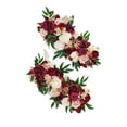thumbnail image 3 of pitrice Arche Artificielle Florale Swag Mariage Fleurs pour Arche Arrière-Plan de Jardin Rouge, 3 of 9