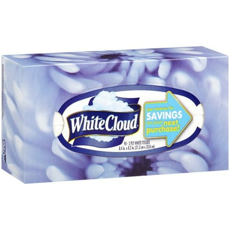 White Cloud Wc Facial Tissue 90ct 2ply Flat