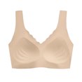 thumbnail image 5 of Sngxgn Sports Bras for Women Sports Bra Womens Workout Tops Wireless Bra(Beige,XL), 5 of 9