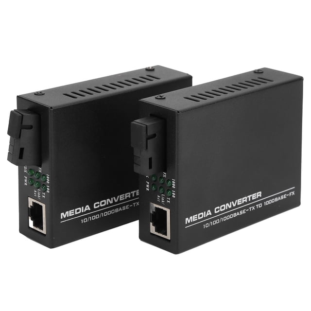 Transceptor de fibra XXS1F1G(A)/XXS1F1G(B), convertidor de medios Ethernet monomodo Gigabit, CC 5V