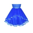 thumbnail image 5 of Flower Girls Dress Cobalt Blue Princess Crown Dress Up Party 12 Years, 5 of 6
