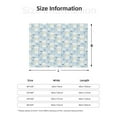 thumbnail image 5 of Honeii Cute Cat print throw blanket, crafted from cozy cotton flannel, offers versatile home decor as a bedding suitable for all seasons.-80"x60", 5 of 6