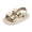 A04/Beige, variant on HsdsBebe Baby Boy Girl Sandals Infant Summer Soft Sole Shoe Anti-Slip Crib Shoes 0-18 Months