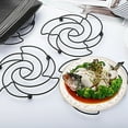 thumbnail image 2 of asddcavvf Stainless Steel for Hot Pots And Pans Great Heat Metal Pot Holders Upgrade Paint Process Durable Non Thick Table Dining Set round round Rubber Mat Plate Mats, 2 of 4