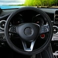 thumbnail image 4 of Antislip Grip Car Steering Wheel Cover Breathable Fit for Most Vehicles, 4 of 9
