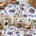 thumbnail image 5 of 2.7'x5' Area Rugs, Seahorse Coral Coastal Indoor Outdoor Area Rug for Living Room Bedroom, Nautical Summer Beach Ocean Sea Washable Bathroom Rugs Kitchen Floor Carpet Mats Home Decor Aesthetic, 5 of 8