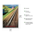 thumbnail image 2 of Japan - Japanese Government Railways - Vintage Railroad Travel Poster by Munetsugu Satomi c.1937 - Master Art Print (Unframed) 13in x 19in, 2 of 4