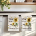 thumbnail image 7 of Sunflower Kitchen Towels Set of 3, Vintage Botanical Absorbent Dish Towels for Kitchen, Microfiber Hand Towel, Quick Drying Tea Towel for Cleaning Decorative Dishcloths Farmhouse Floral Wooden, 7 of 7