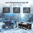 thumbnail image 4 of DC HOUSE 48V 100Ah LiFePO4 Golf Cart Battery with Bluetooth Battery Monitor. Low-Temperature Cut-Off Function, Sturdy Metal Case,Suitable for Club Car, EZGO Golf Carts, RV, 4 of 8