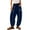 AD06-Dark Blue, variant on Joggers For Women Drawstring Wide Leg Sweatpants Baggy Summer Lounge Barrel Pants Casual Beach Trousers Dark Blue 2XL