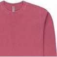 thumbnail image 3 of Milltex 403 Pigmented Dyed Crewneck Pullover Sweatshirt Soft Handfeel 3 End Fleece 80% Cotton 20% Poly 9.5 Oz 340 GSM, 3 of 4