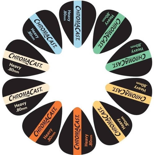 ChromaCast Vintage Guitar Pick, 10 Pack