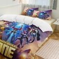 thumbnail image 6 of Thickened Bed Three Piece Set, TransformersPrinted Soft Bedding Set With Pillow Shams 90"x90", 6 of 8