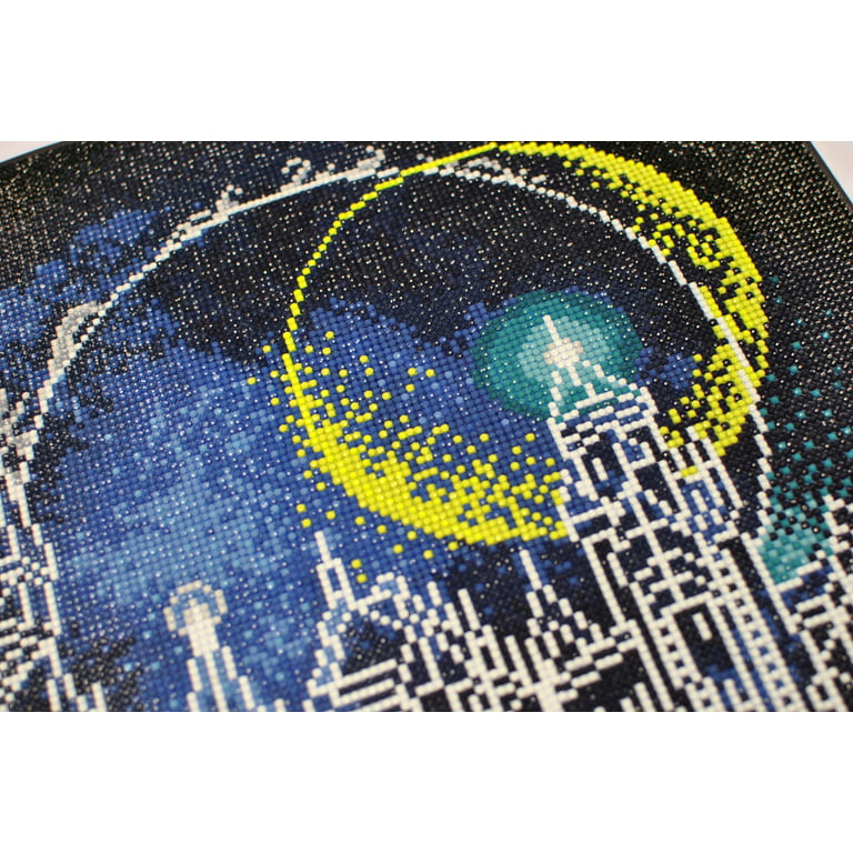 Moon Over Hogwarts Diamond Painting Kit - AussieTrend Handicrafts