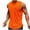 Orange, variant on BADHUB Men's Mesh Tank Tops Breathable Athletic Workout Gym Training Casual Sleeveless Muscle T-Shirts Orange L