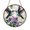 Acrylic 3.5 Inch, variant on Lavender Bird Scene Round Suncatcher – Stained Glass Style Window Decoration