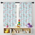 thumbnail image 5 of Pioneer Flower Floral Print Pattern Teens Curtains,Teens Insulated Curtains Set Of 2,Bedroom Essentials,Toddler Room Decor 42"x54", 5 of 5