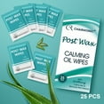 thumbnail image 4 of Charmonic 25 Pcs Post Wax Oil Wipes, Wax Remover for Skin Cleanser, Post Wax Care Refill Pack for All Hair Removal Products, 4 of 7