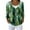 Mint Green, variant on Women's Fashion Long Sleeve Christmas Snowman Snowflake Print Jacket Cardigan for Holiday Party and Casual Daily Wear,Dark Green,S