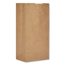 General Supply GK4500 #4 Paper Grocery Bag, 30lb Kraft, Standard 5 X 3 1/3 X 9 3/4, 500 Bags