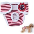 thumbnail image 1 of Pañal lavable para perra Red Stripe - 1 pieza, pantalón reutilizable para perra, pantalón higiénico para perro, pantalón fisiológico lavable para perro, adecuado para perra y cachorro (M), 1 of 5