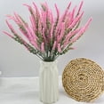 thumbnail image 4 of Artificial Lavender Flowers 5 Pieces for Wedding Decor and Table Centerpieces, Fake Plant Bouquet to Brighten up Your Home Kitchen Garden and Indoor Outdoor Decor, 4 of 8