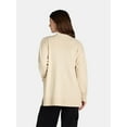 thumbnail image 3 of Time and Tru Women's and Women's Plus Open Front Cardigan Sweater, Sizes XS-4X, 3 of 7