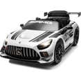 thumbnail image 1 of VOLTZ TOYS 24V Mercedes-AMG GT3 Kids Ride-On Racing Car with Premium Leather Seat, High-Speed Performance 24V Power Wheels, Motorized Track Toy with Parent Remote, White, 1 of 6