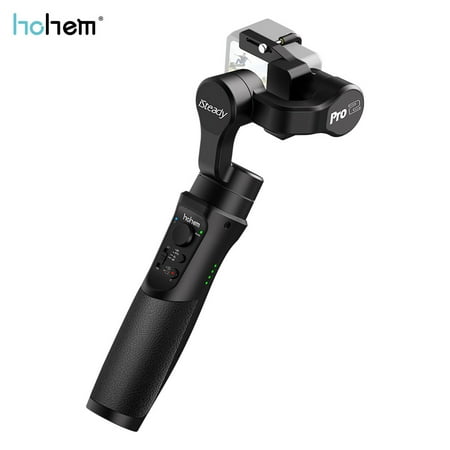 hohem iSteady Pro 2 Upgraded 3-Axis Handheld Action Camera Gimbal Stabilizer Splash Proof APP Remote Control for GoPro Hero 7/6/5/4/3 for DJI OSMO ACTION for Sony RX0 SJCAM YI Sports (Best App For Dji Osmo)