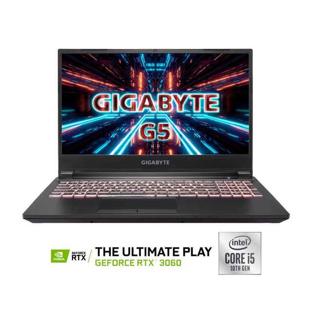 LAPTOP GAMER Gigabyte G5 INTEL CORE I5 10500H NVIDIA GeForce RTX 3060 RAM 16GB SSD PCIe 512GB 15.6" G5 KC-5LA2130SH