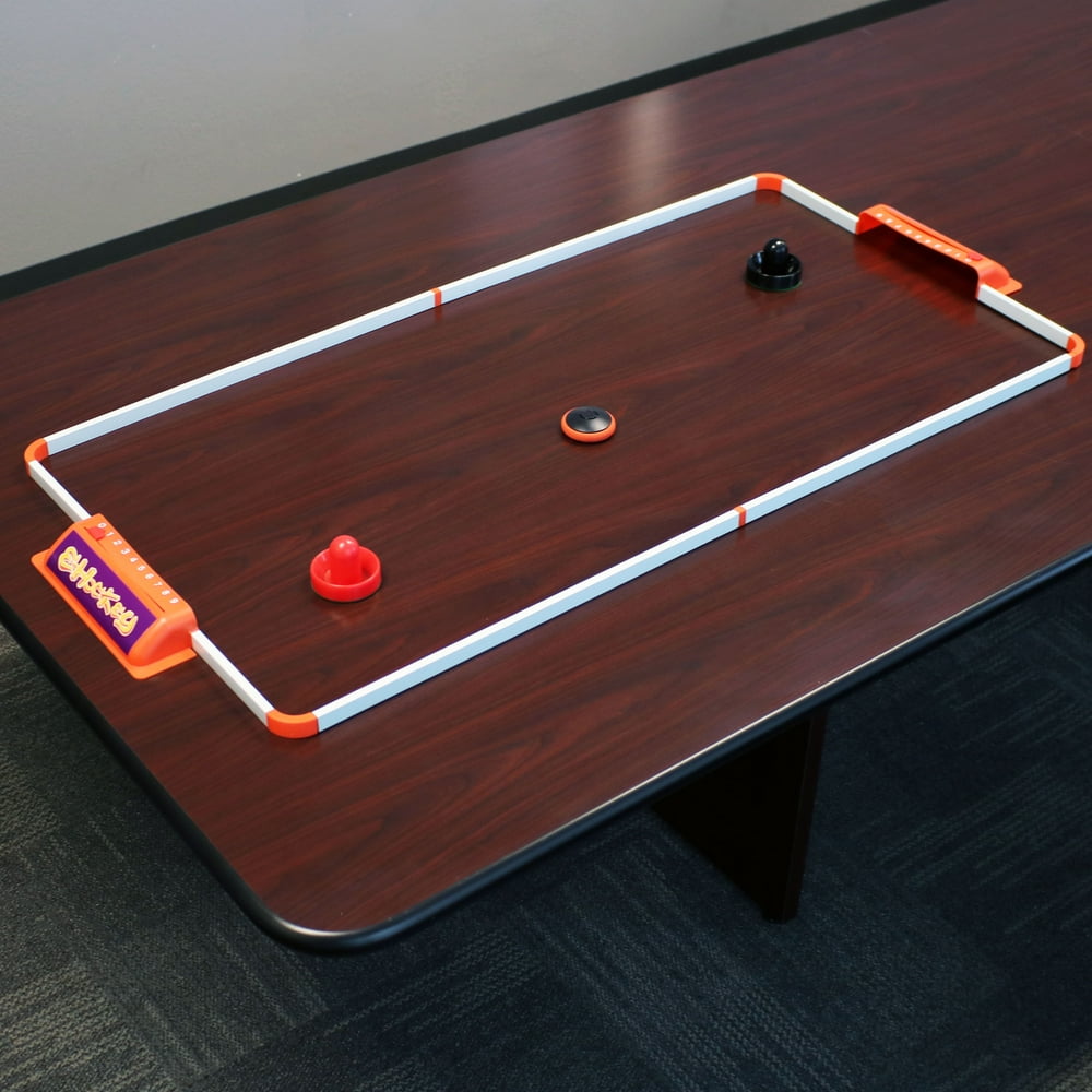 Sunnydaze Portable Hover Air Hockey Set, 52Inch