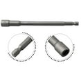 thumbnail image 4 of 150mm Long 8mm Hexagon Nut Driver Drill Bit Socket Wrench Extension Sleeve, 4 of 9