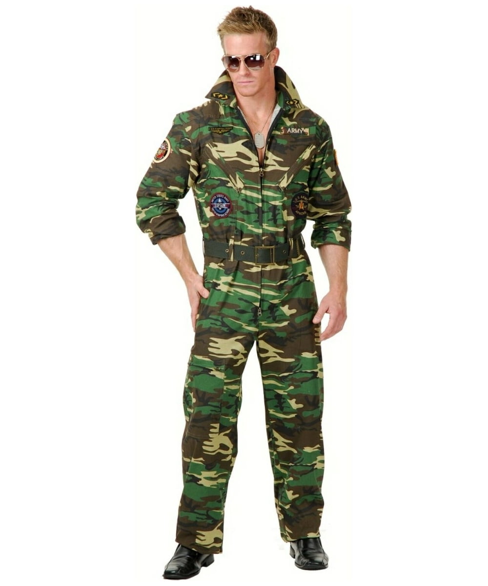 men's camouflage jumpsuit