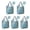 Pioneer Flower Floral-2, variant on 5 Pack Foldable Shopping Bag,Pioneer Flower Floral Print Pattern Reusable Grocery Bags with Pockets,Large Reusable Tote Bags with Handles Waterproof & Lightweight