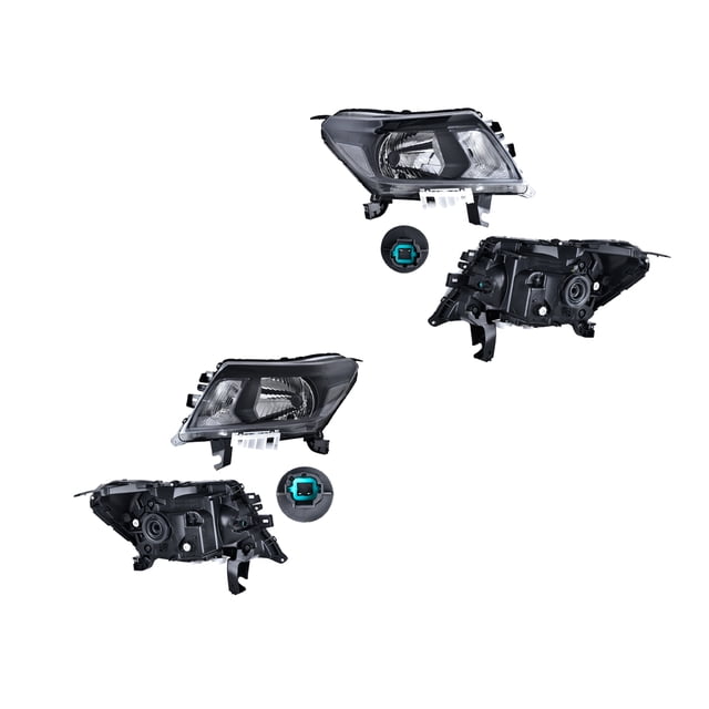 Par de FAROS DEPO FRONTIER 2016 al 2018 Negro