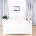 thumbnail image 2 of PiccoCasa Soft Microfiber 4-Piece Bed Sheet Set, Fade Resistant- King - White, 2 of 8