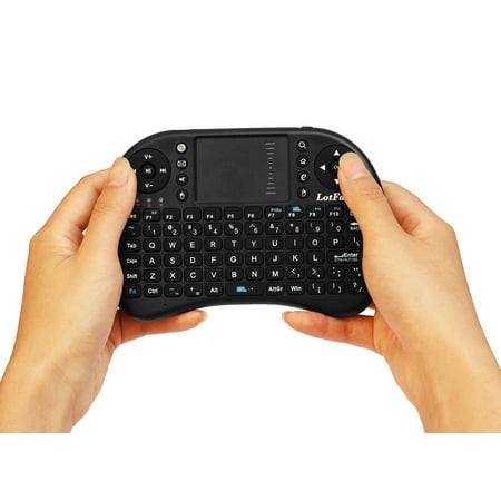 Keyboard Hardware 2.4G Wireless Mini Portable Gaming Keyboard Mouse Touchpad for PC, Tablet, Laptop, Android TV Box, Smart TV, Google TV Box, Xbox 360, PS3 & HTPC IPTV ()