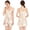 Champagne, variant on Women's Satin Nightgowns Adjustable Spaghetti Strap Negligees V Neck Slip Dress Lingerie S-2XL