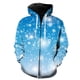 thumbnail image 1 of Sudadera con capucha y cremallera para hombre, con estampado de copos de nieve de invierno, 3D, divertida, informal, con capucha, estilo hip hop, primavera, 1 of 6