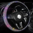 thumbnail image 1 of Funda de volante de diamante, funda de volante de coche, protector de volante, funda de volante de cristal, rendimiento inigualable, 1 of 1