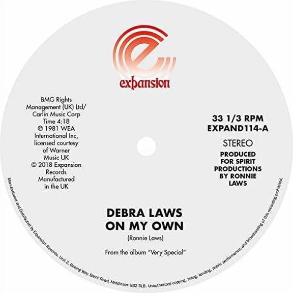 Laws,Debra - On My Own / Very Special - Vinyl