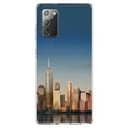 thumbnail image 1 of DistinctInk Clear Shockproof Hybrid Case for Samsung Galaxy Note 20 (6.7" Screen) - TPU Bumper, Acrylic Back, Tempered Glass Screen Protector - New York Skyline New - The Big Apple, 1 of 3