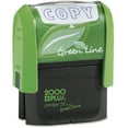 thumbnail image 5 of (2 pack) Consolidated Stamp Green Line Message Stamp, Copy, 1 1/2 X 9/16, Blue, 5 of 5