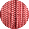thumbnail image 1 of Ahgly Company Indoor Round Abstract Red Contemporary Area Rugs, 8' Round, 1 of 4