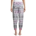 thumbnail image 4 of Secret Treasures Women's Fair Isle Sleep Jogger Pants, 4 of 7