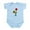 Sky Blue, variant on CafePress - Traditional Portuguese Rooster Body Suit - Baby Light Bodysuit, Size Newborn - 24 Months